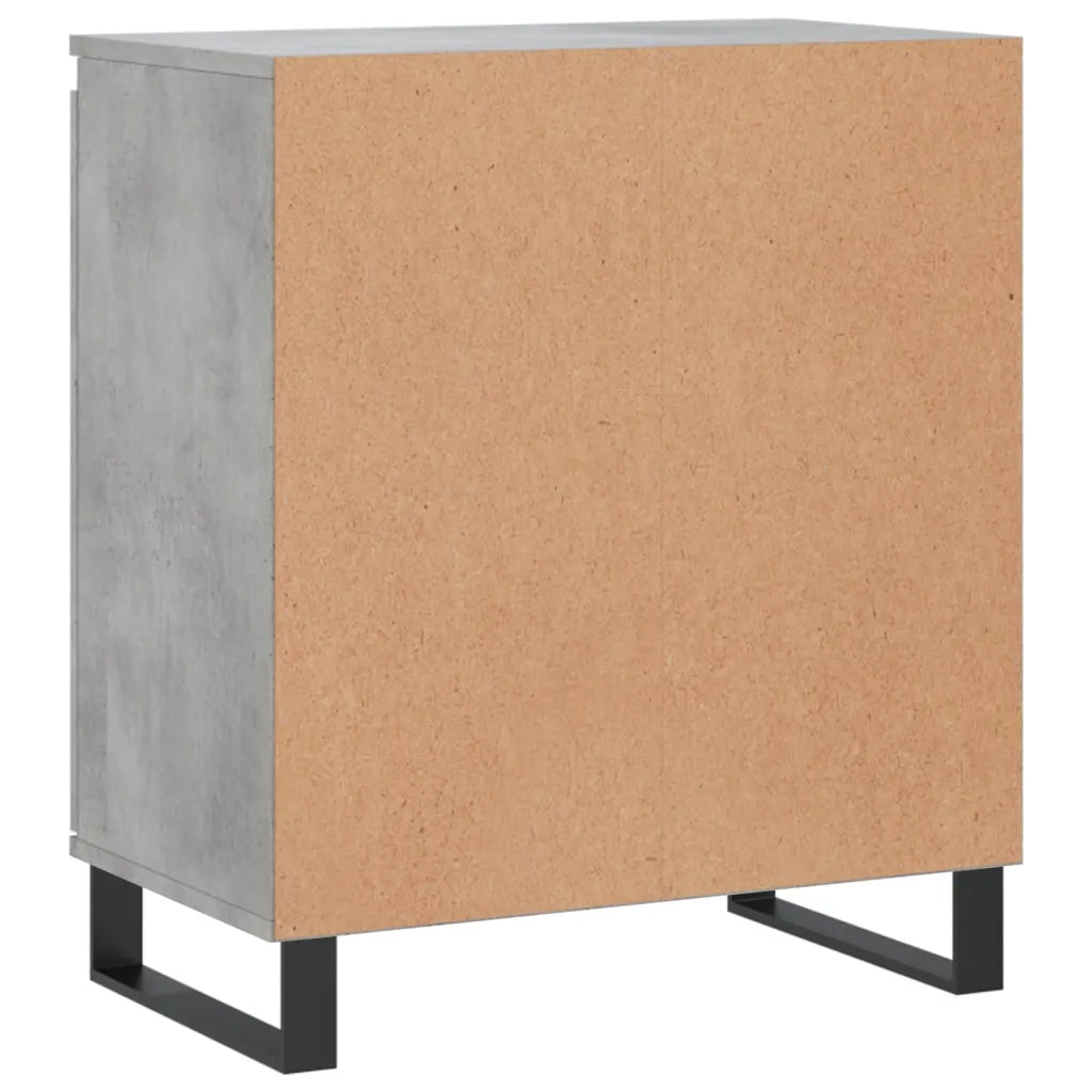 Credenza | Madia | Buffet da pranzo | Armadio da pranzo Grigio Cemento 60x35x70 cm in Legno Multistrato