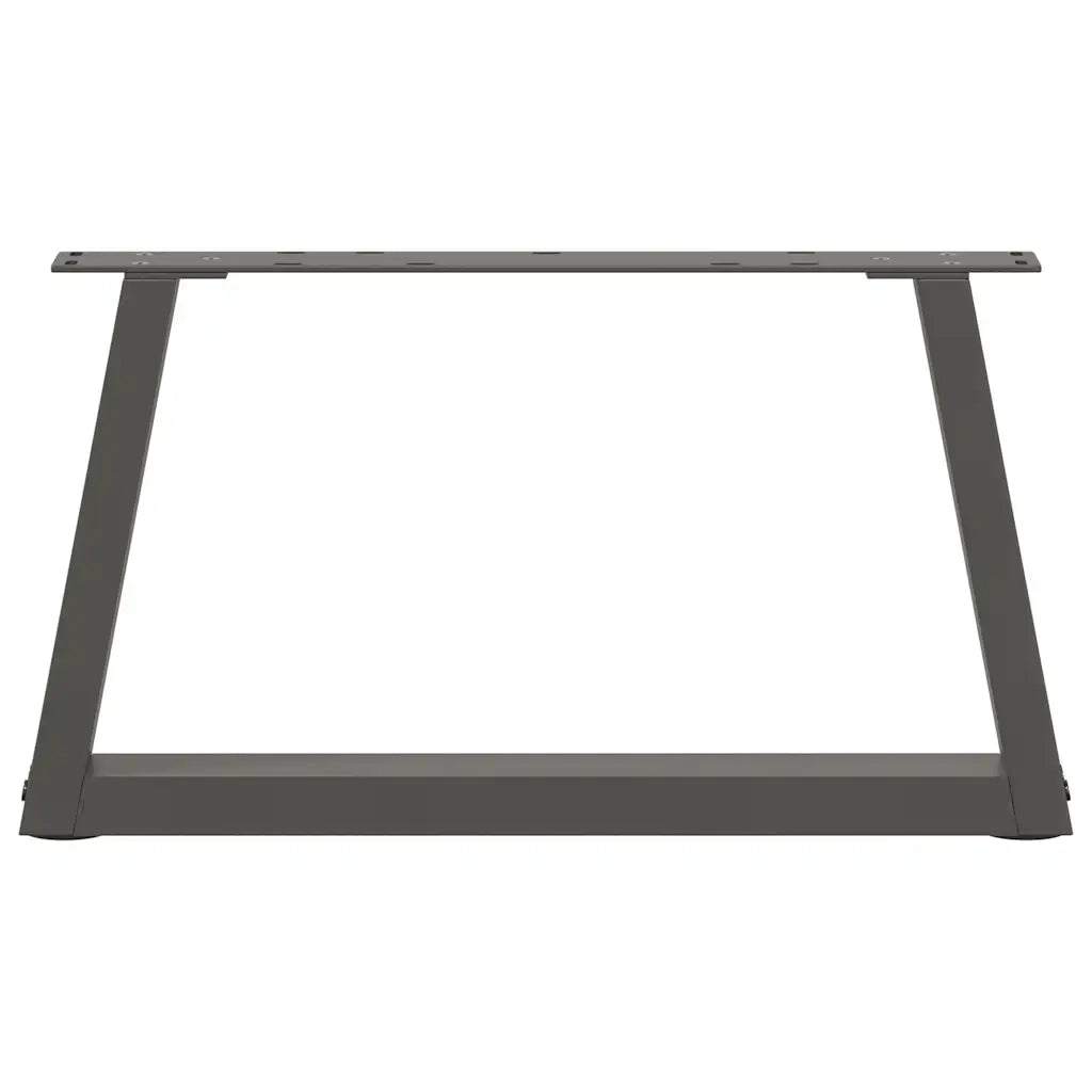Gambe per Tavolino da Caffè a Forma di V 2 pz Antracite 60x(30-31,3) cm Acciaio 4012534