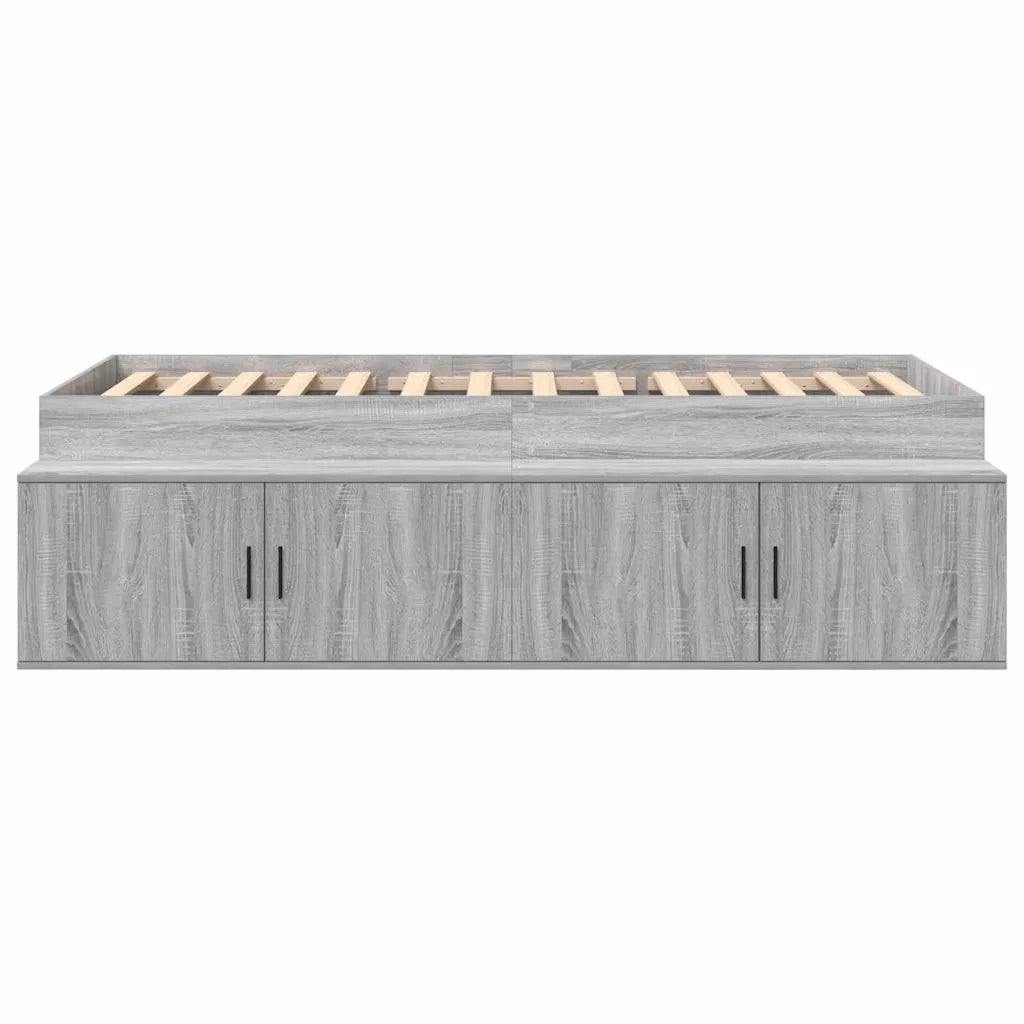Struttura del letto Grigio Sonoma 80 x 200 cm Legno multistrato 3335202