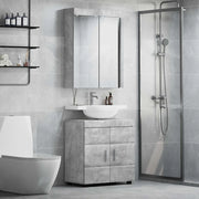 Set di mobili per il bagno TULUM 2 pcs Grigio cemento 3398017