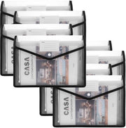 Documenti A4 - Cartella per Documenti - Impermeabile - Nero - Cartelle per Documenti - Ideale per Ufficio e Scuola