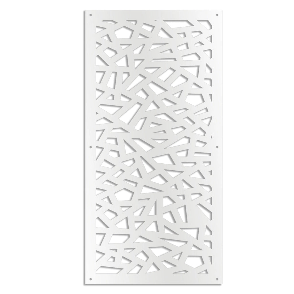 APOCALYPSE - Pannello in PVC traforato - Parasole Colore: bianco, Misura: 50x150 cm