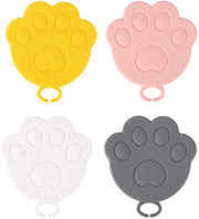 4 deksels in silicone riciclabili per lattine con chiusura ermetica per gatti e cani