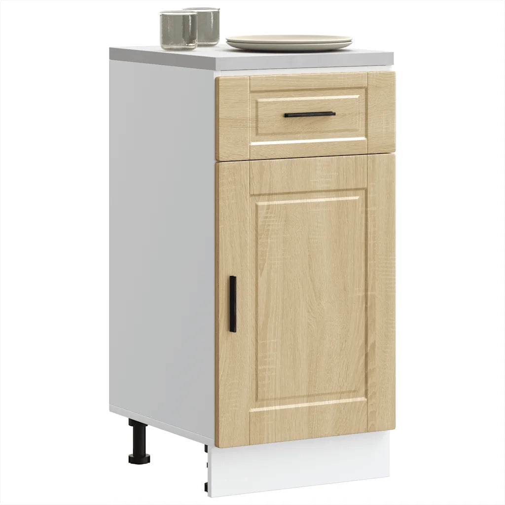 Pensile da cucina | Base da Cucina Porto Rovere Sonoma in Legno Multistrato
