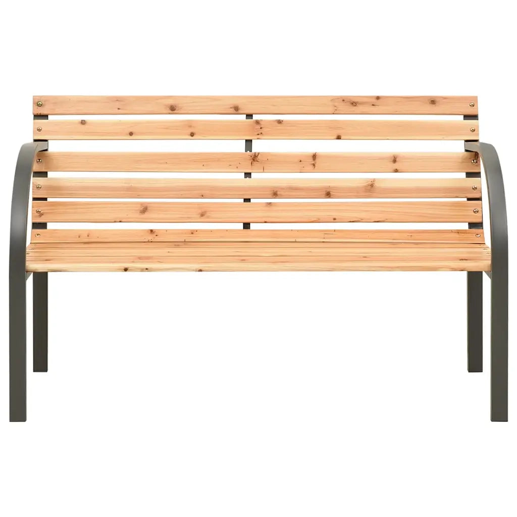 Panchina da Giardino | Panca da Giardino Doppia 81 cm in Legno di Abete Cinese