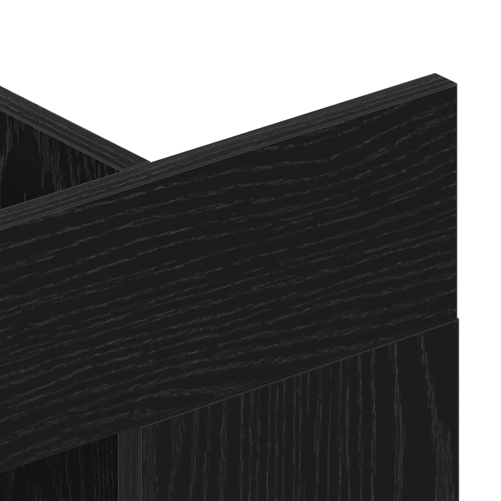 Mobile TV 152 x 22 x 113 cm Rovere nero Legno ingegnerizzato 861999