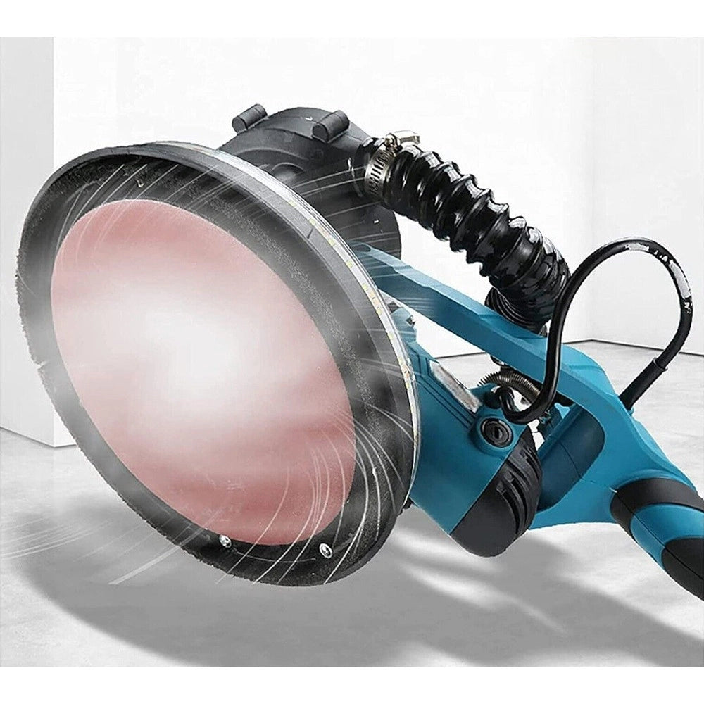 Trade Shop - Levigatrice Telescopica Per Muri 1100 W A Giraffa Con Led 800-2300rpm 5 Velocità -