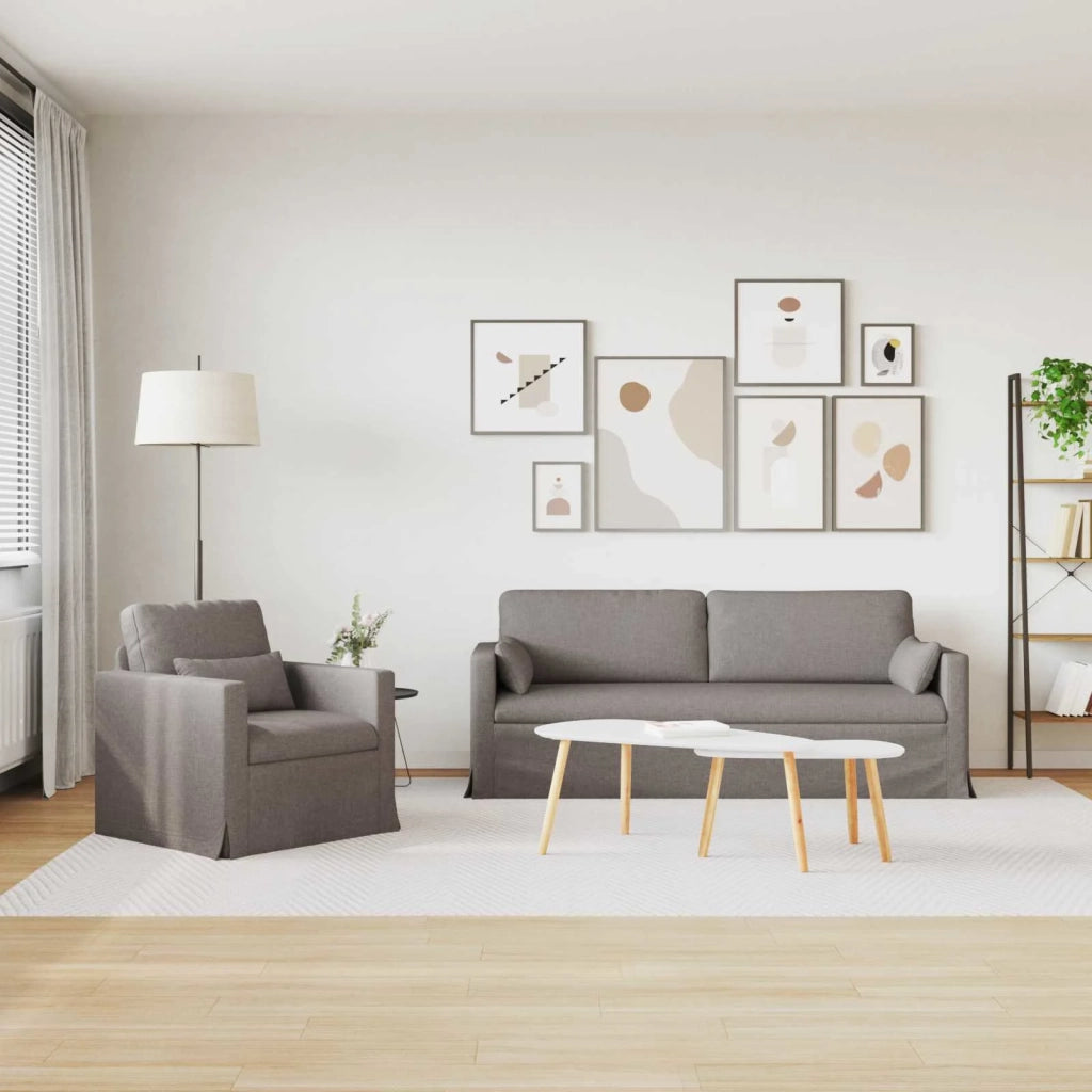 Set di divani 2 pcs Talpa 198 x 78 x 80 cm Tessuto