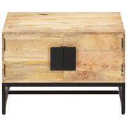 Tavolino da Salotto 67x67x45 cm in Legno Massello di Mango 320375