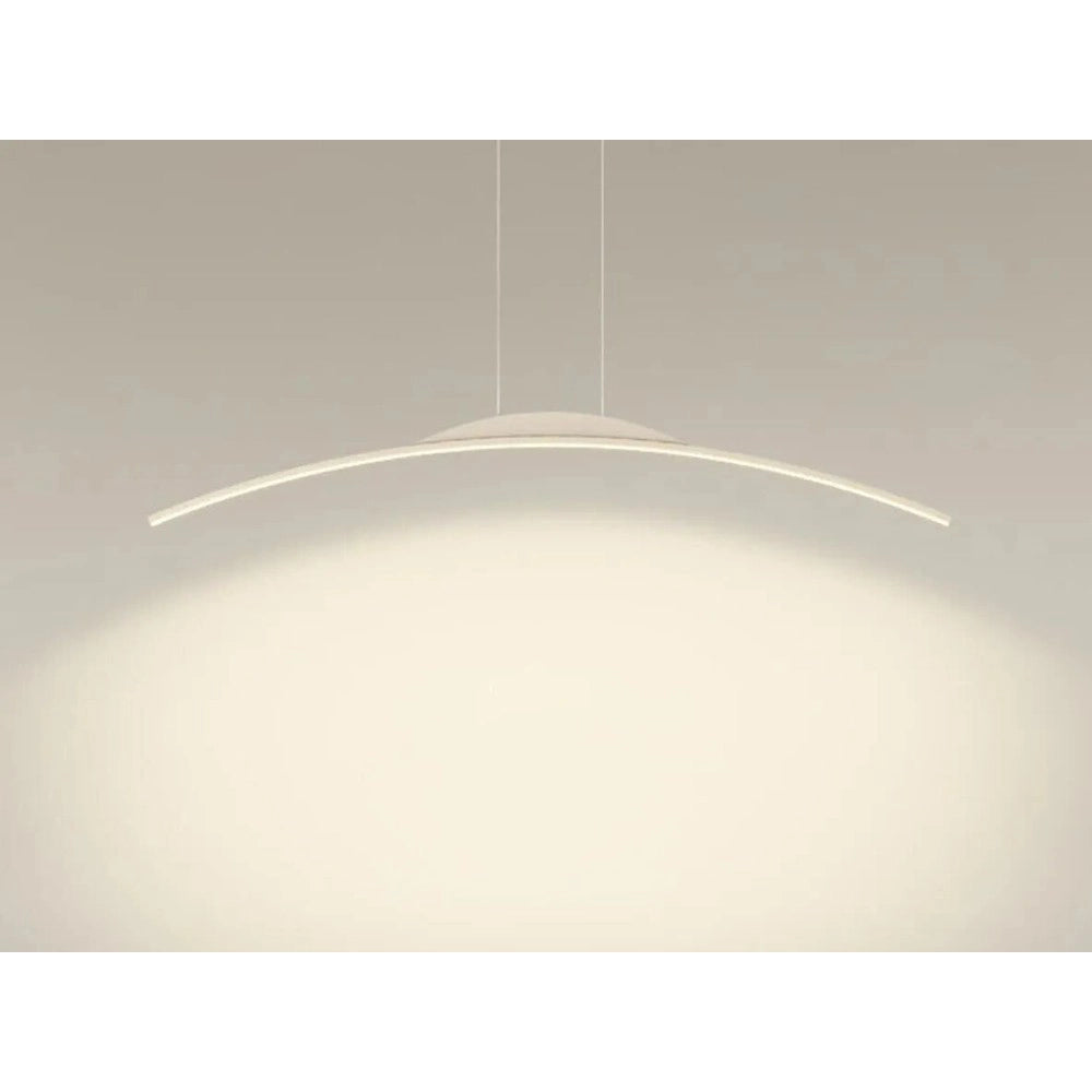 Trade Shop - Lampadario Da Soffitto A Sospensione Led 16w Curvato Luce 3000k 6500k 4000k B68-b -