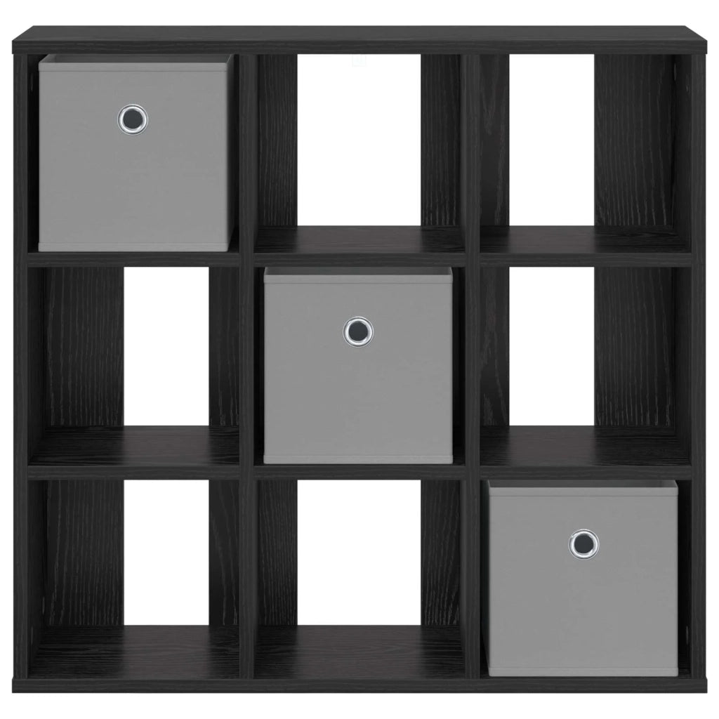 Credenza con cassetto Rovere Nero 73,5 x 24 x 69,5 cm