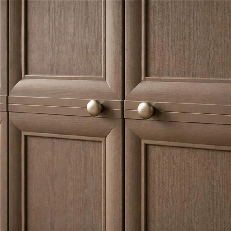 ARMADIO 3 ANTE WENGÉ 118X43X125 CM CON PUNTALI, SOLUZIONE ORGANIZZAZIONE CASA SALVASPAZIO PER ZONA GIORNO E INGRESSO