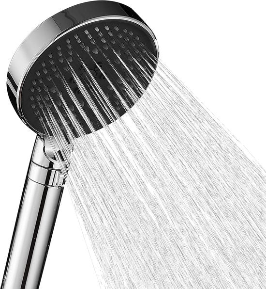 Douchetta multifunzione con 3 tipi di getto - economia d'acqua - cromato