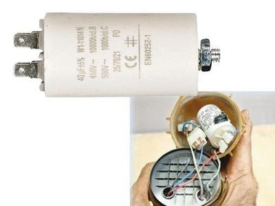 CONDENSATORE 450 Volt 300 CL.C PER ELETTROPOMPE 40 MICROFARAD