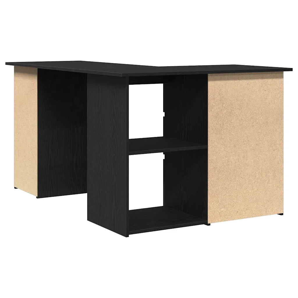Scrivania Rovere Nero 145 x 100 x 76 cm Legno multistrato