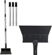 Schopa da giardino - Lame robusta in acciaio con manico regolabile nero 132 cm di larghezza x 125 cm di lunghezza x 1 cm di altezza 800 gram