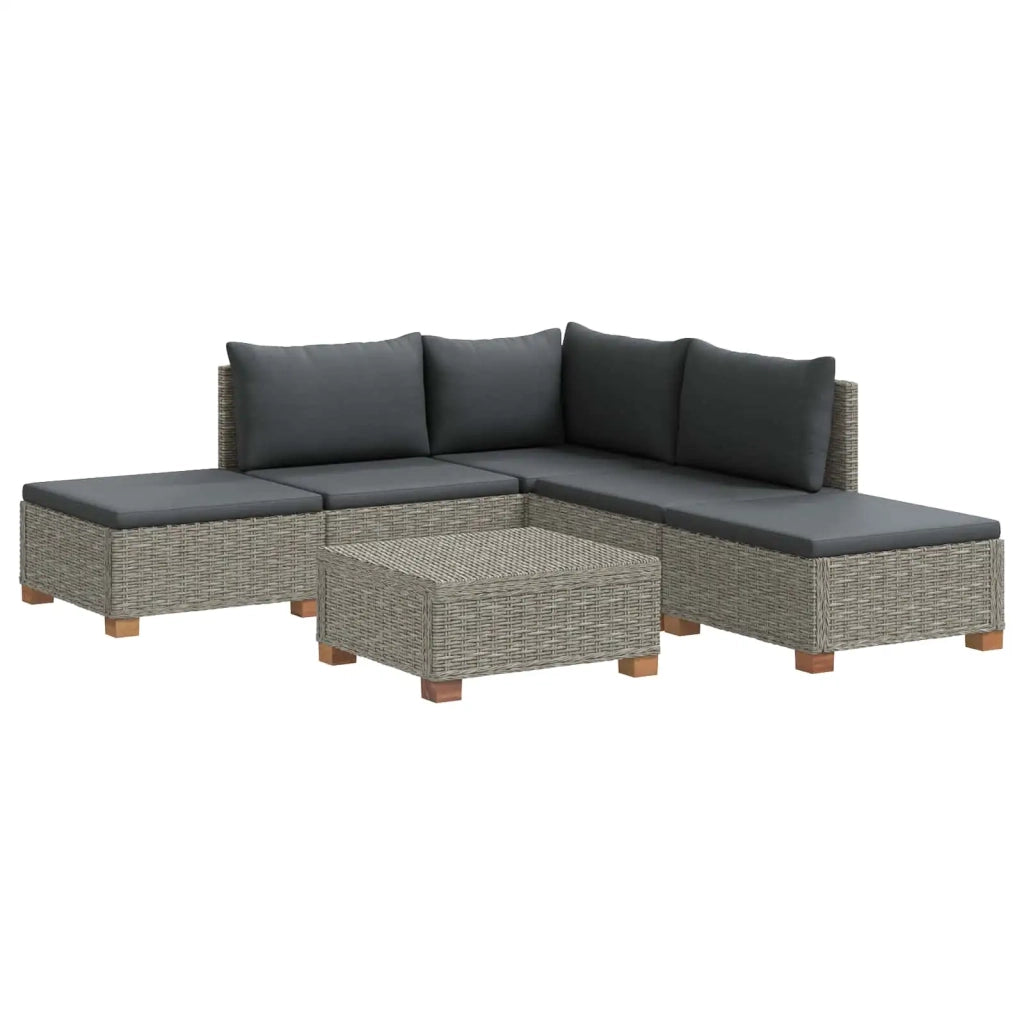 6 pz Set Lounge in Rattan con Cuscini GENDT Rattan naturale 3429843