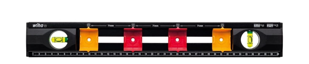 Wiha 42074 livella 0,4 m Nero, Arancione, Rosso