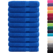 Asciugamani Premium SOLUND 10 pz Blu 100x200 cm 600 g/m² 137199