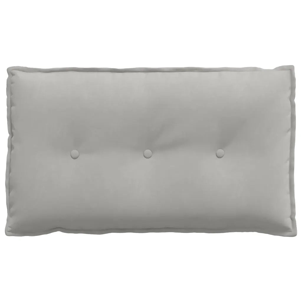 Cuscino per Schiena | Cuscino dorsale Grigio chiaro 80 x 50 cm