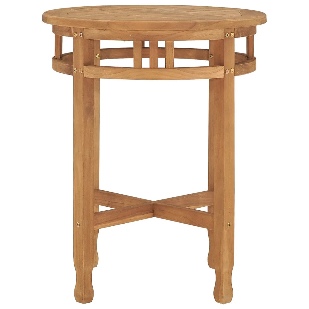 Tavolo da Bistrot Ø60x75,5 cm in Legno Massello di Teak 315463