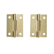 Set di 2 cerniere invisibili per mobili – 50 × 36 mm zincate con viti