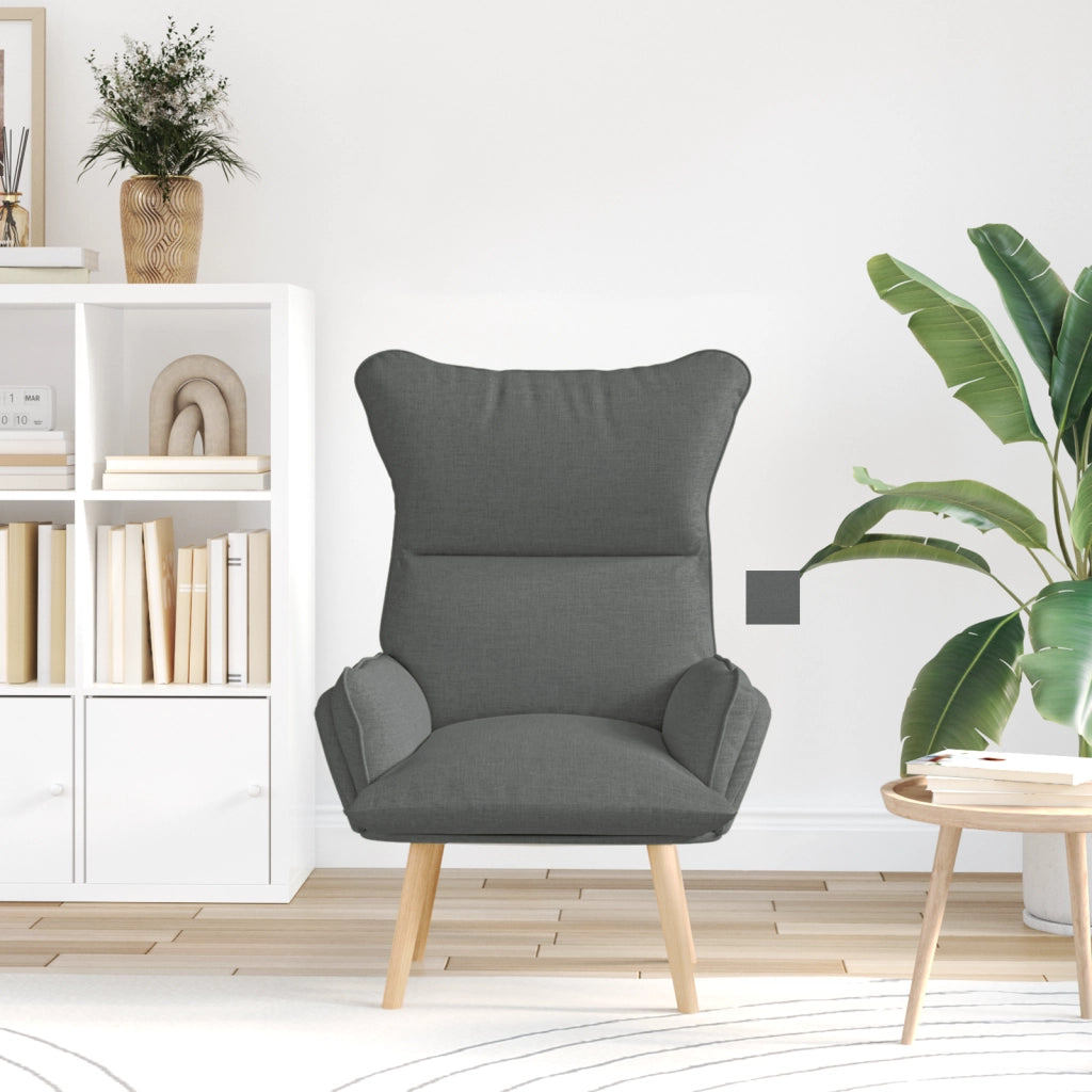 Poltrona Rilassante  in Tessuto Grigio Scuro