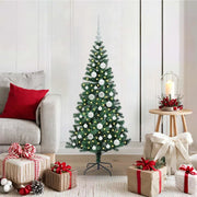 Albero di Natale artificiale con luci integrate Verde 120 cm 3396739