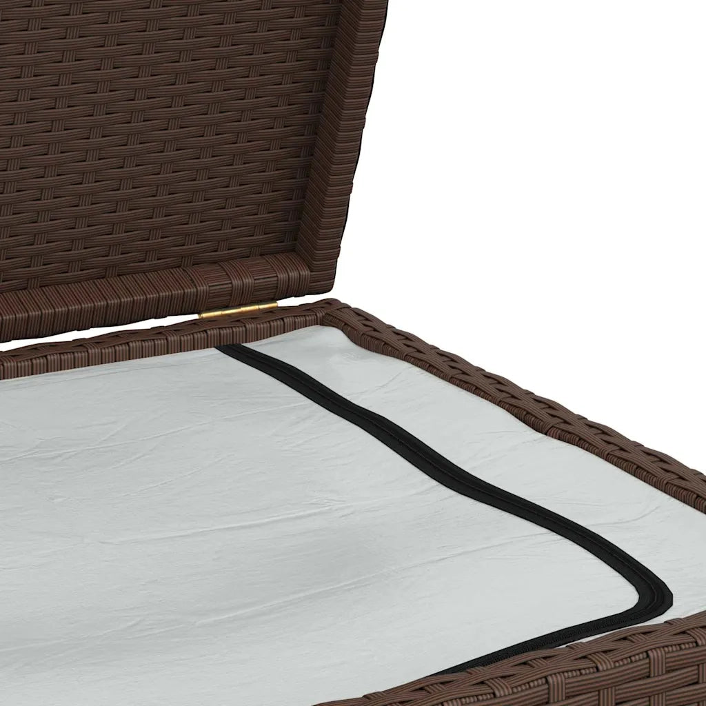 Baule da Giardino Marrone 120x50x60 cm in Polyrattan CFW9825050