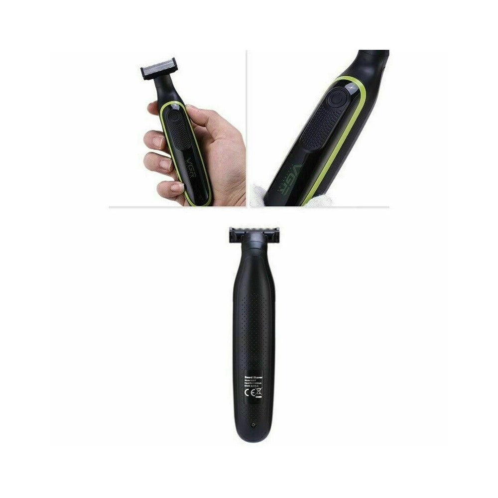 Trade Shop - Micro Rasoio Ricaricabile Elettrico Barba Capelli Peli Naso Uomo Portatile Usb -