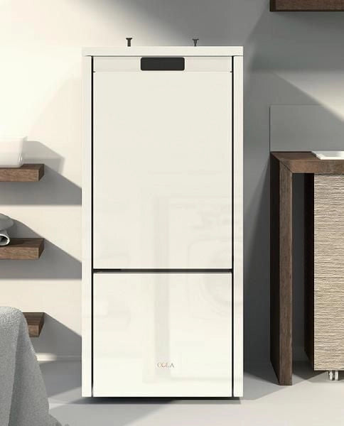 Cola Aqua Plus 23 stufa Libera installazione Pellet Bianco