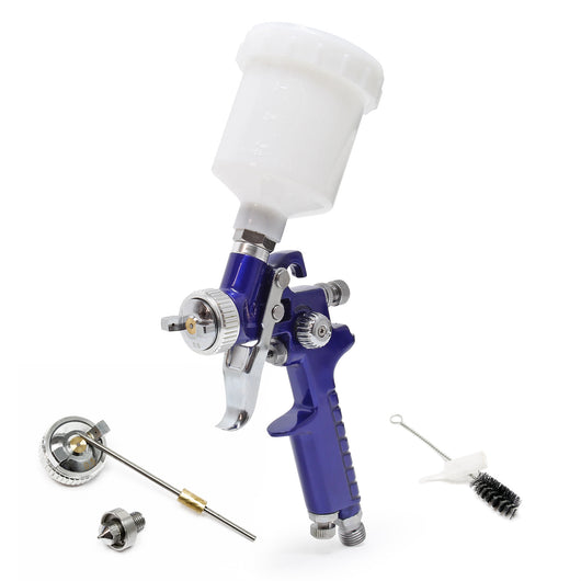 Pistola a spruzzo di verniciatura HVLP H2000P, Ugelli 0,5/0,8mm serbatoio 125 ml