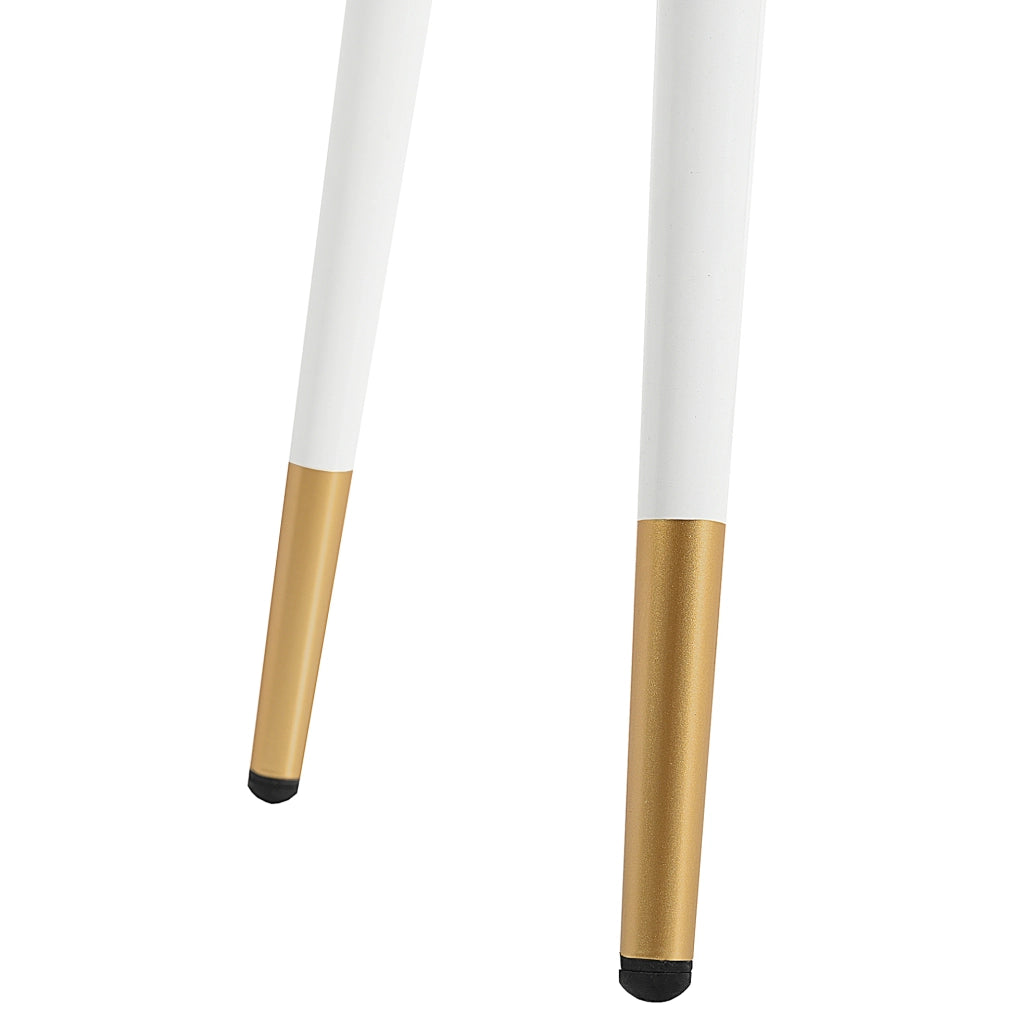 Tavolo da toeletta 100x40x76 cm con 2 cassetti; bianco