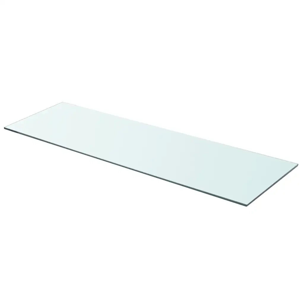 Mensole in Vetro Trasparente 2 pz 90x30 cm 3051581