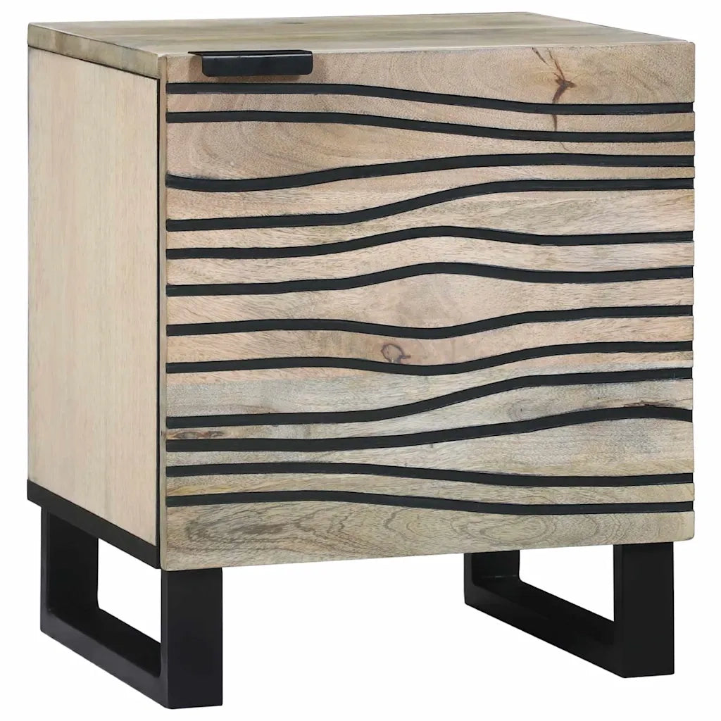 vidaXL Comodini Naturale 40 x 33.5 x 46 cm