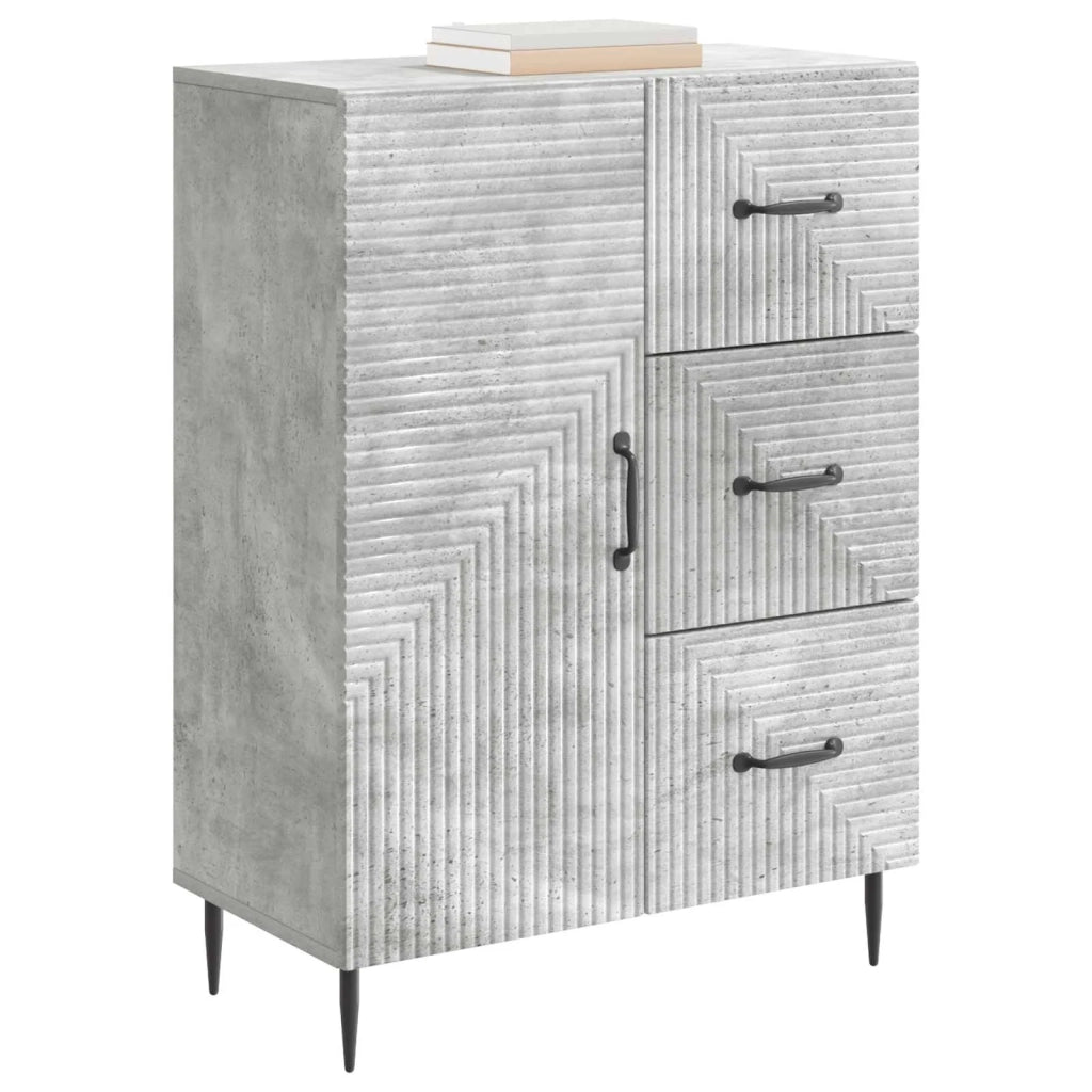 Credenza | Madia | Buffet da pranzo | Armadio da pranzo con cassetto Grigio Cemento 66 x 34,5 x 89,5 cm