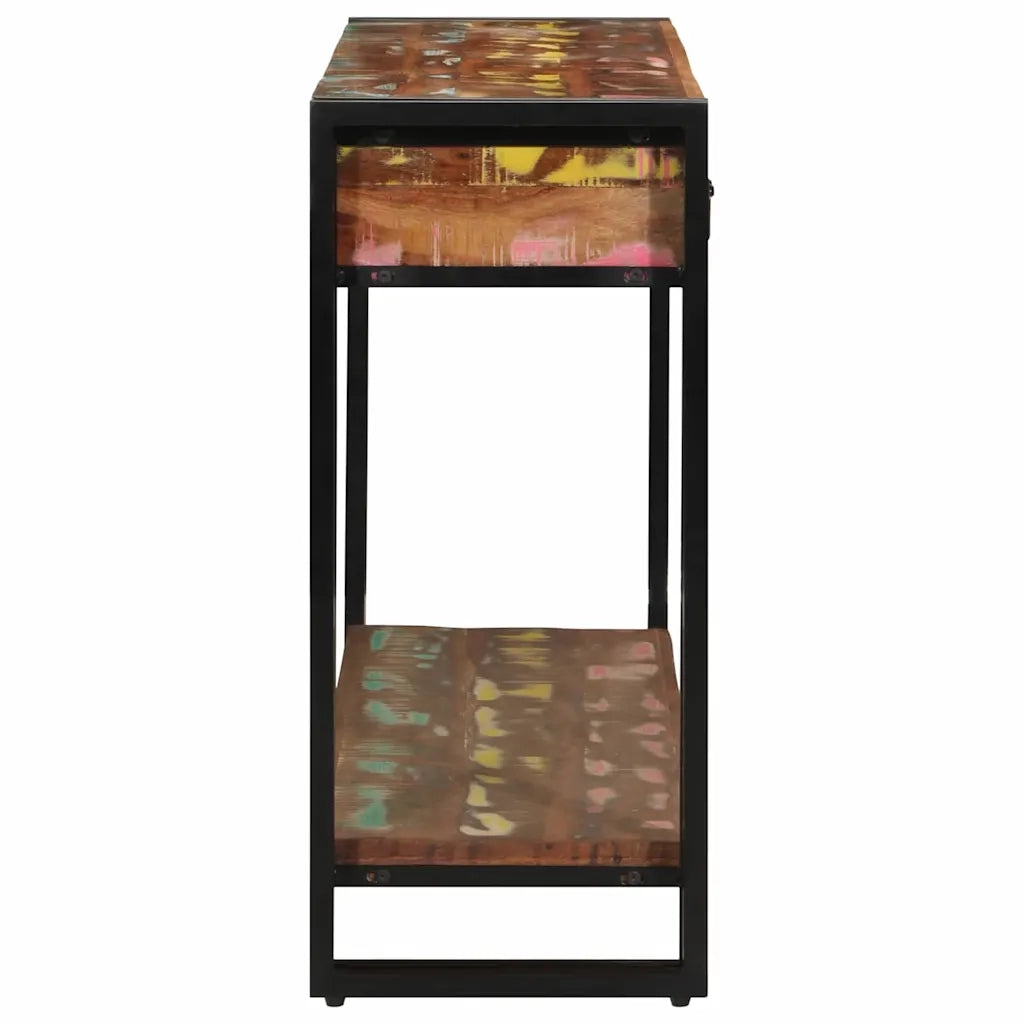 Tavolo consolle Multicolore Legno Recuperato Massello 4102735