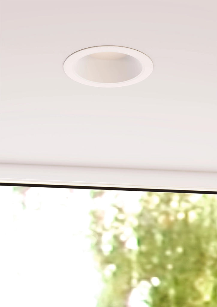 Arkoslight Downlight LED da incasso MINI THESSIS 15W 90º CCT Switch 3000K-4000K-5000K Colore Nero Opaco per Illuminazione Interna Professionale
