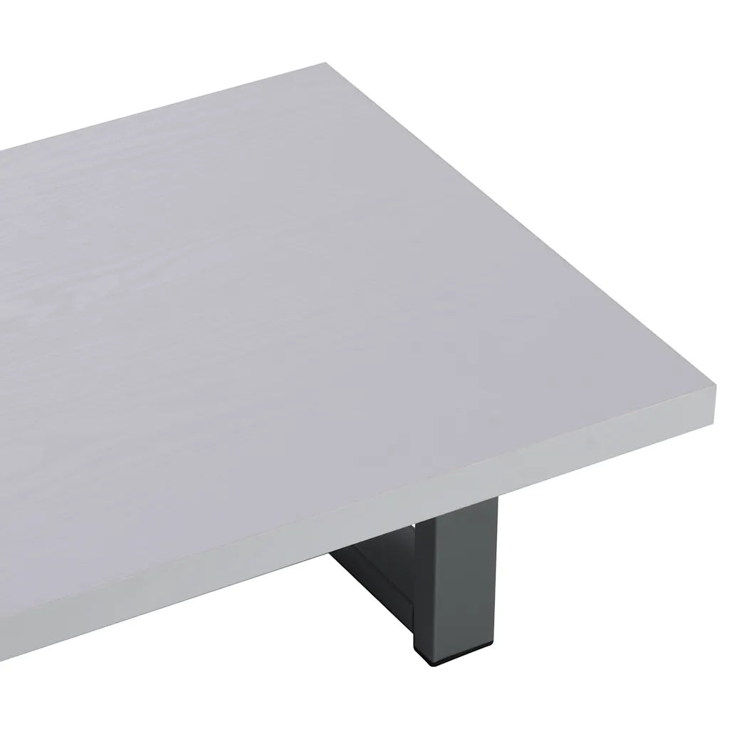 Set Mobili da Bagno 2 pz Ceramica Bianco 279341