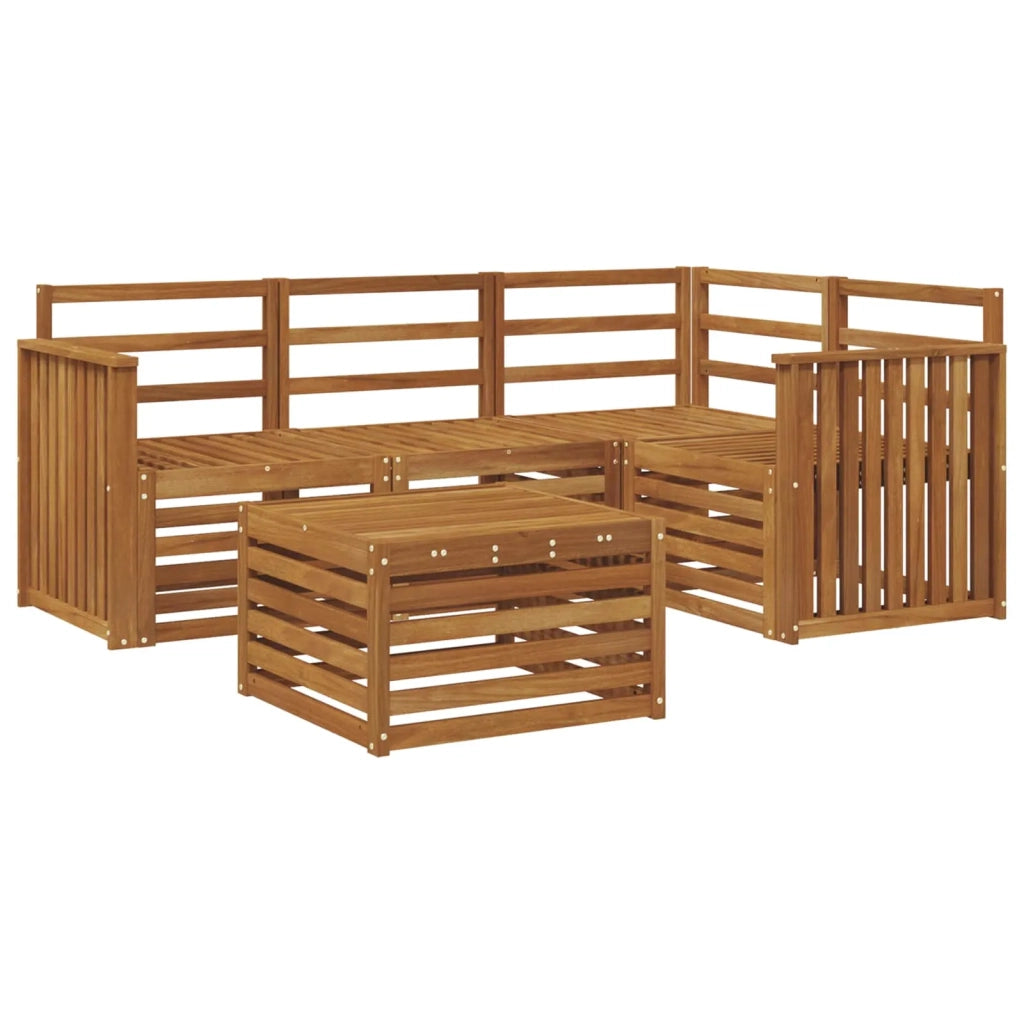 Set di divani da esterno 5 pcs Naturale 3374764