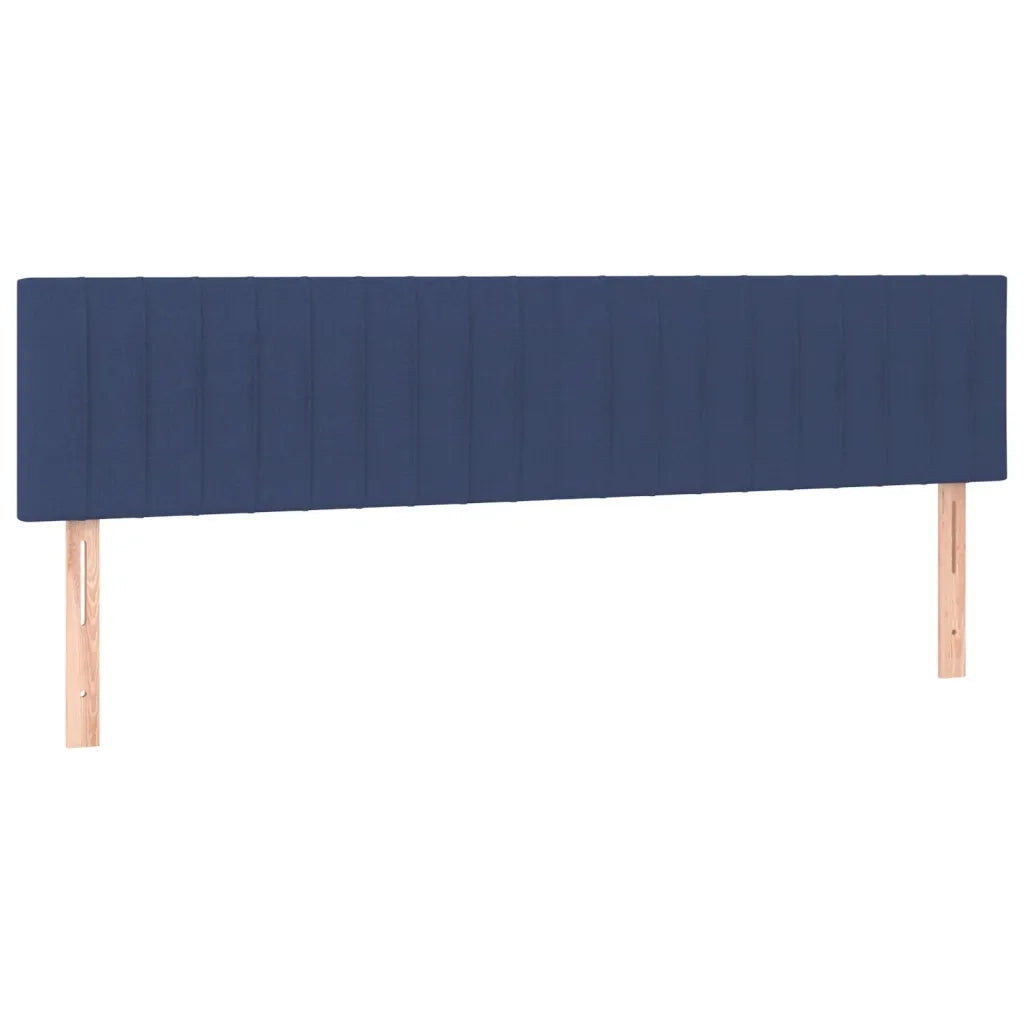 Giroletto a Molle con Materasso Blu 180x200 cm in Tessuto