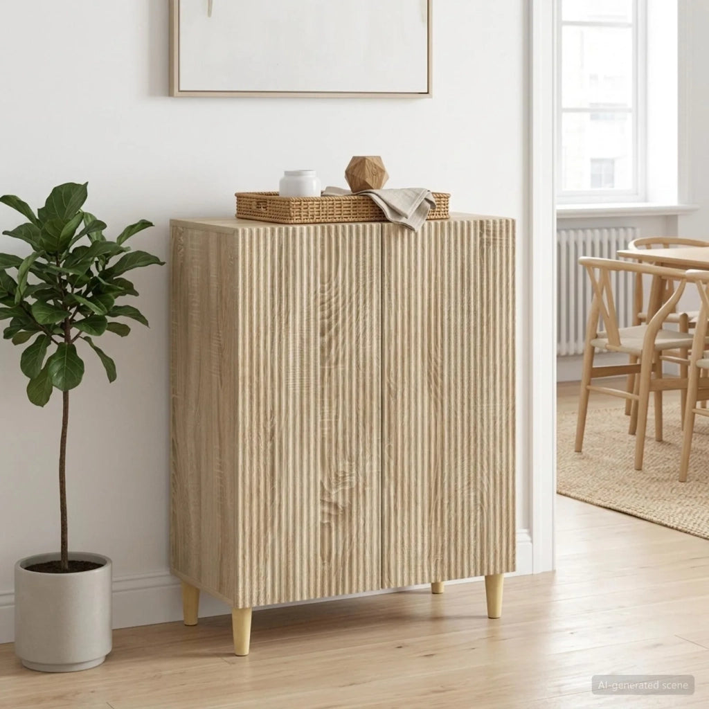 Credenza Rovere Sonoma 66 x 34,5 x 90 cm Legno ingegnerizzato 894587