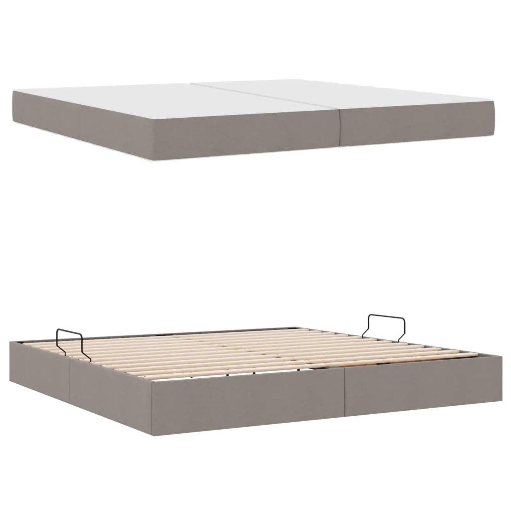 Letto con contenitore e materasso Talpa 200 x 200 cm Poliestere 3399685