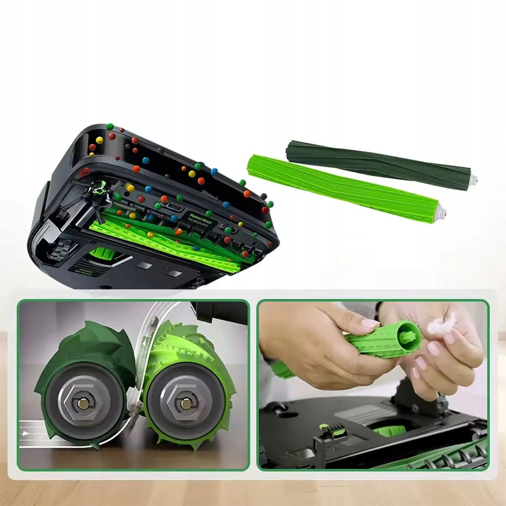 Set di Spazzole Principali in Gomma di Ricambio compatibile con iRobot Roomba S9 S9+ – Alta Qualità, 2 Pezzi