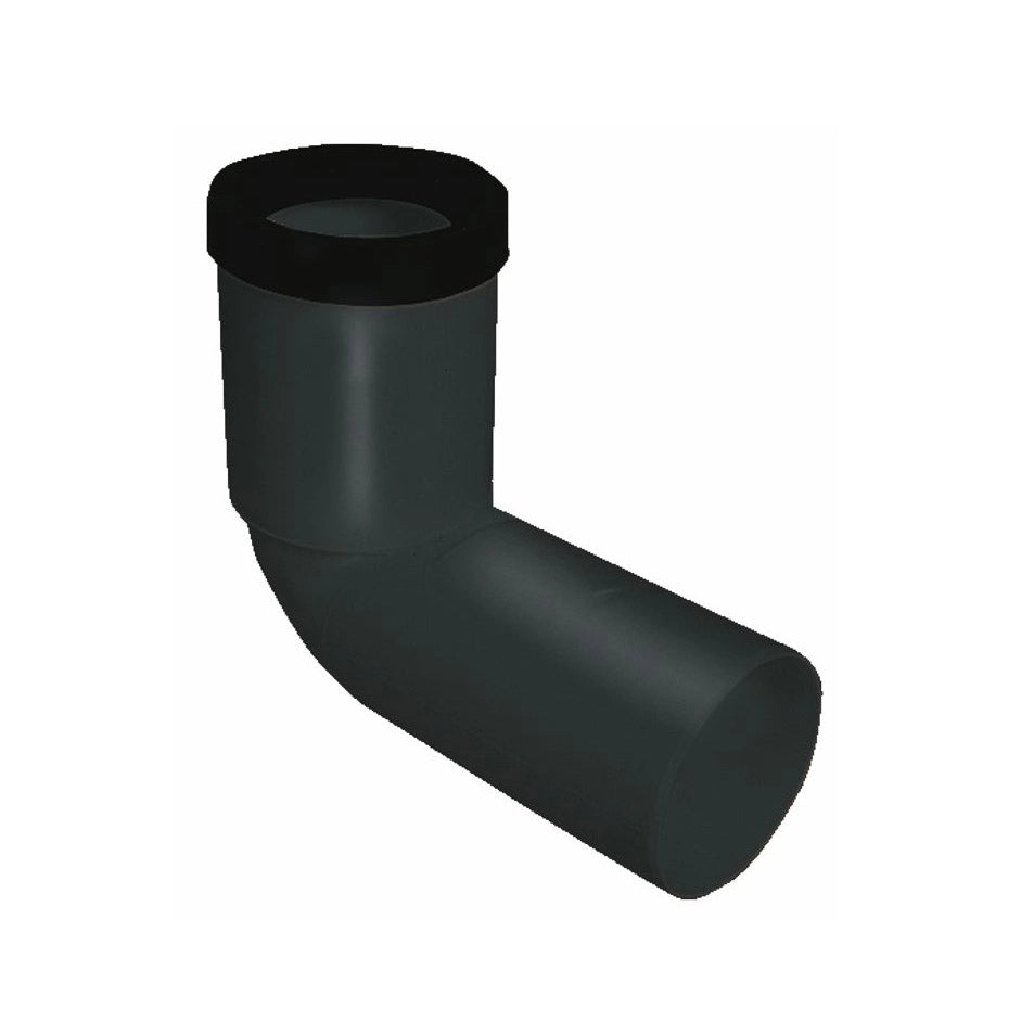 CURVA PROLUNGATO WC PPR BLACK SILENT- DN 90- BAMPI- pezzi 1