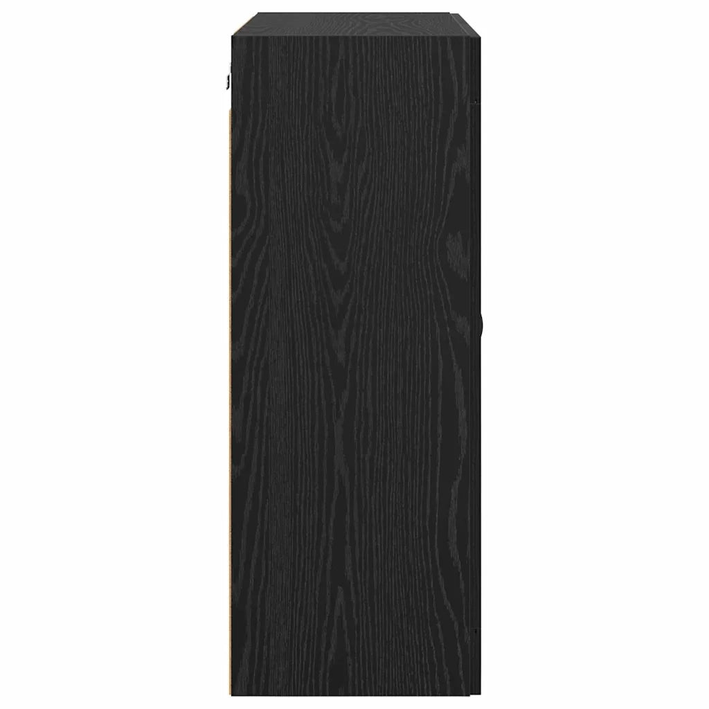 Pensile Rovere Nero 69,5 x 34 x 90 cm Legno multistrato