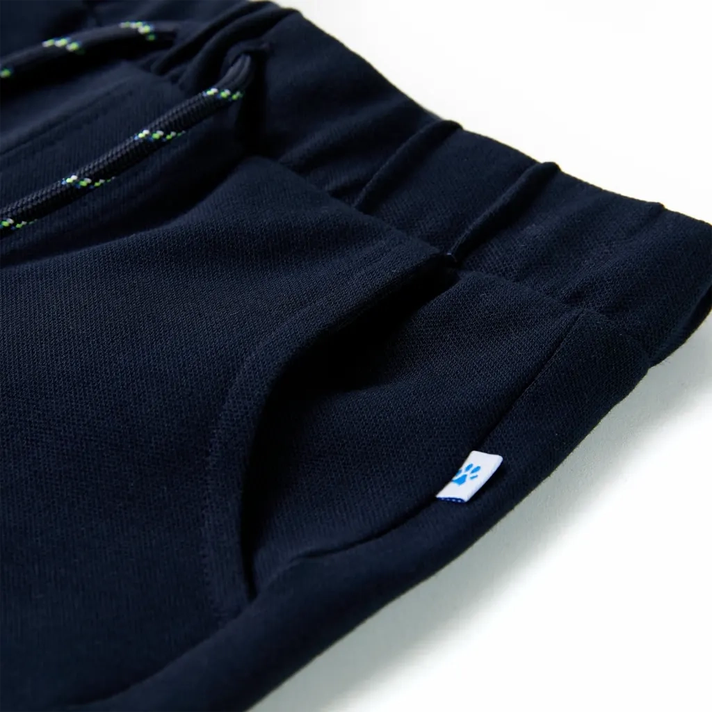 Pantaloncini per Bambini con Coulisse Blu Marino 92 11979