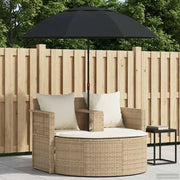 Divano da giardino 8 pz polyrattan Beige e Bianco Crema 42025900
