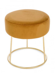 Pouf Clarissa Inca D35 in Tessuto effetto Velluto