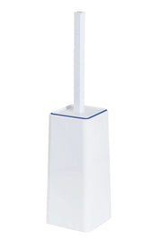 Porta Scopino Bagno WC da Terra Bianco Moderno Keope Metaform Colore: Blu